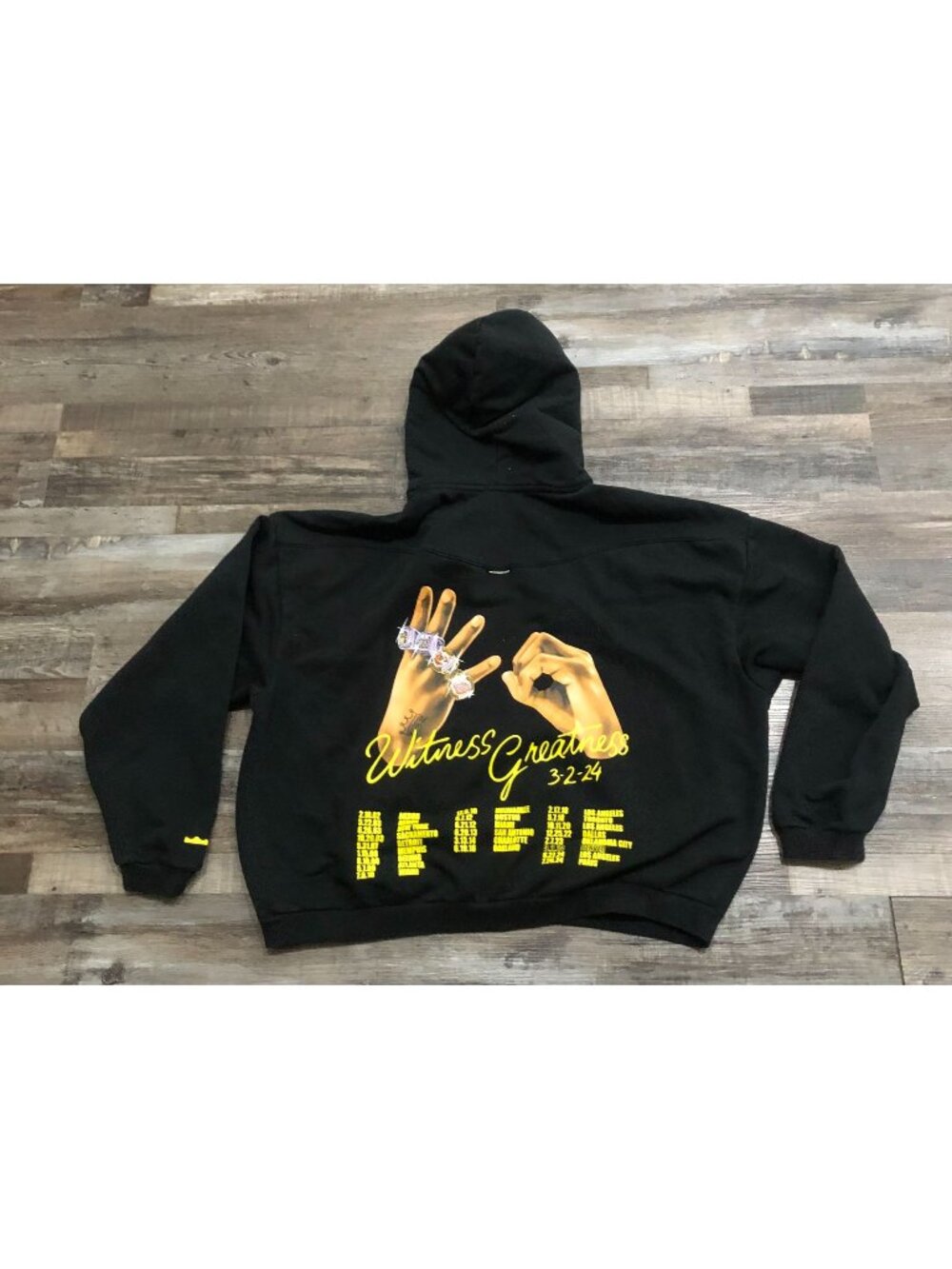Nike Lebron James Witness Greatness Mens Large Uncharted Hoodie